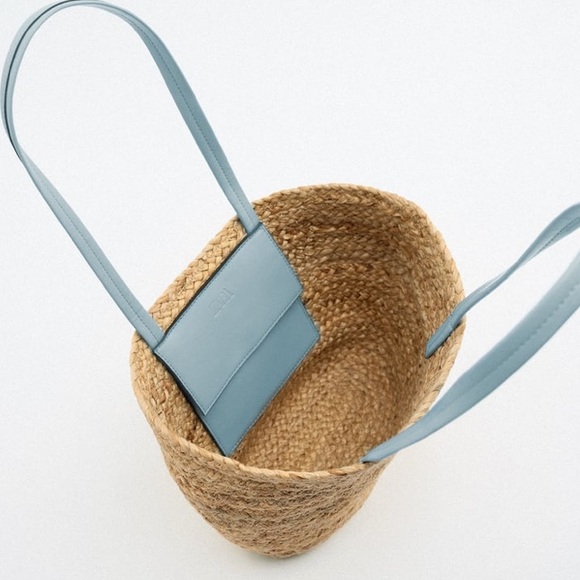 Zara Jute Mini Tote Bag - Picture 3 of 5